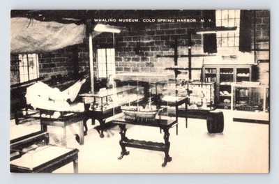 Cold Spring Harbor New York Whaling Museum 1953 Postcard Unposted