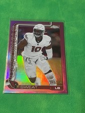 Topps NFL Chrome 2025, Josh Sweat LB Arizona Cardinals, Pink  Retractor /250