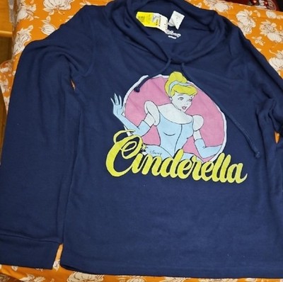 Disney Cinderella Blue Shirt Juniors Size Small