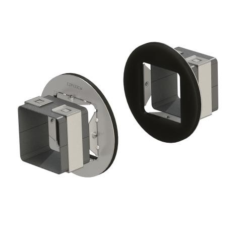 EZ-Path Series 33 Wall Fixing Plate Pair ��� 1-Gang
