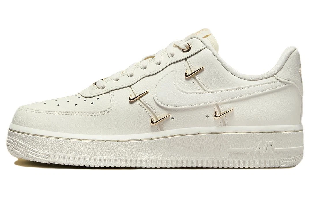 Nike Air Force 1 '07 LX Mini Swoosh - Metallic Gold W for sale | eBay