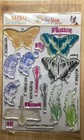 Kitchen Sink 6 x 8 Layered Stamps Set All Aflutter Butterfly Dragonfly 2023 — photo 1