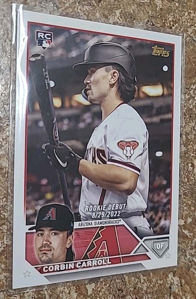 2023 Topps Update Series - Corbin Carroll #US244 SSP Golden Mirror