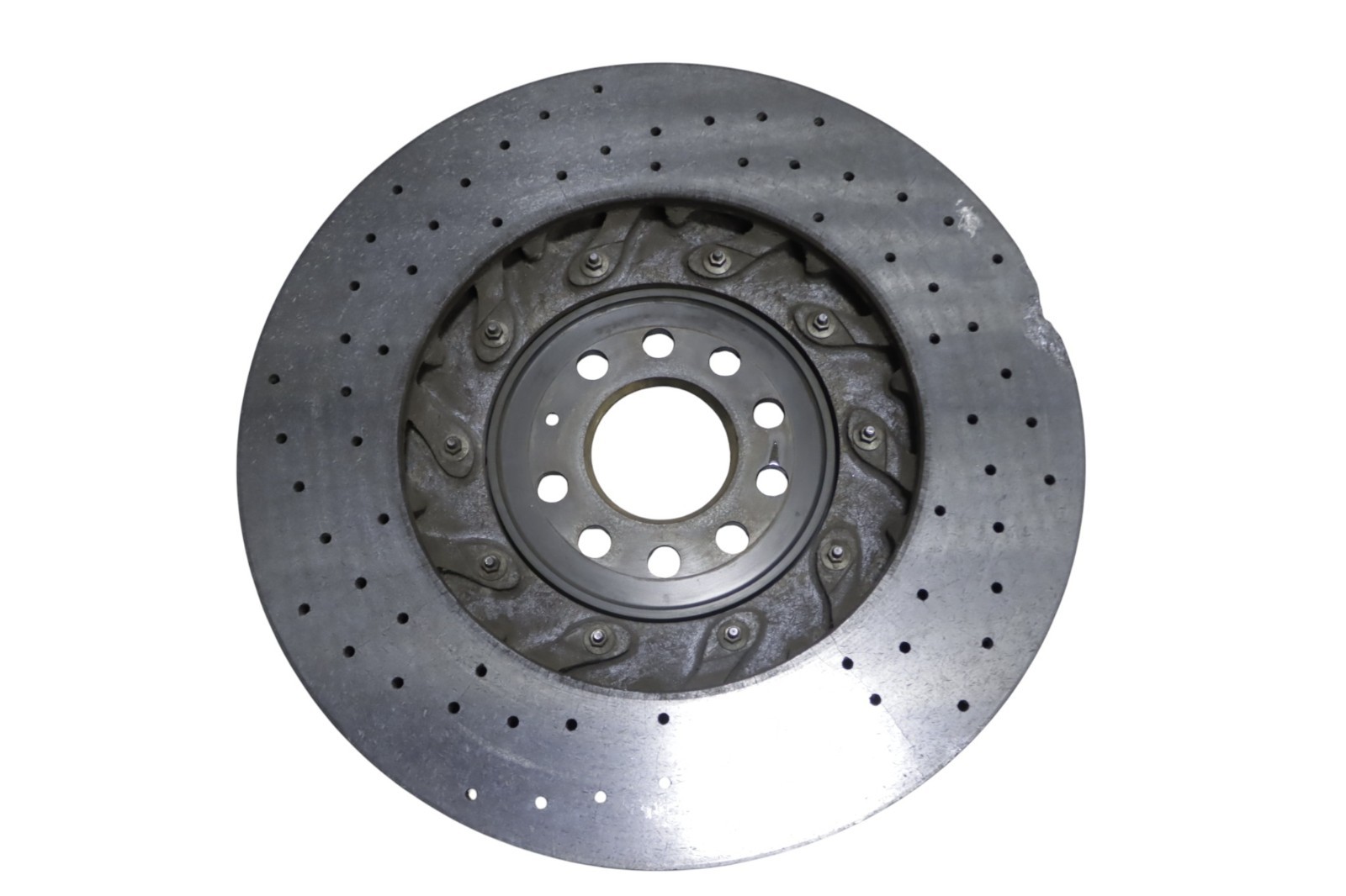 *Damaged* Lamborghini Aventador Front Right Carbon Brake Rotor 2012 - 2016 OEM