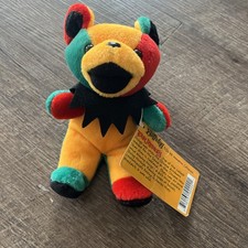 Greatful Dead Bear Irie Plush with Tag Birthday 3/26/88 - Irie