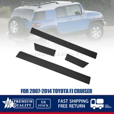 NEW Set Of 4 For 07-14 Toyota FJ Cruiser Driver & Passenger Door Lower Molding