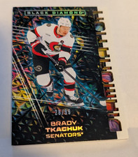 2025-26 UD Black Diamond Hockey Diamonation Brady Tkachuk 28/99 Ottawa Senators