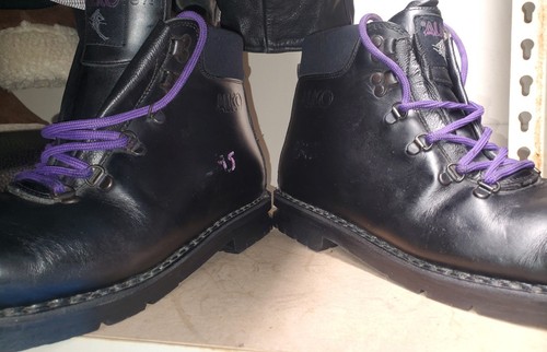 Alico Men’s Boots Black Size 9.5 No Laces Mountain Boots B17 - Picture 6 of 18