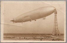 Ca. 1925 USS Shenandoah US Navy Dirigible Blimp Airship Mooring Photo /