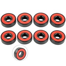 8pcs Ceramic Ball Rollers Skate Bearings 608 High Speed Skateboards Replacements