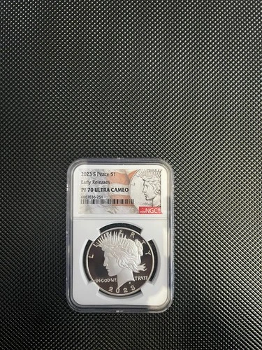 2023-S Peace Dollar NGC Certified Early Releases PF70 Ultra Cameo