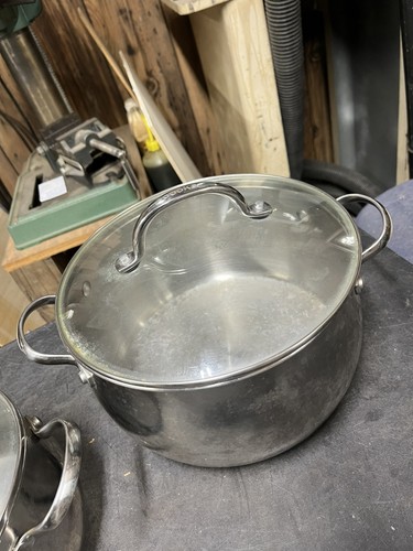 Happycall Stainless Steel Sauce Pot - 2.6 Quart 3-Ply Construction With Vented Glass Lid, Made In Korea