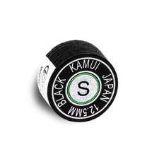 KAMUI Black Laminated Pool Billiard CUE TIP - 1 pc Soft 12.5 mm