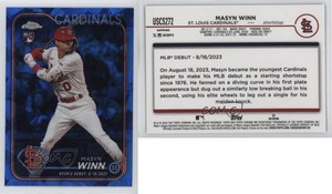 2024 Topps Chrome Update Sapphire Edition Debut Masyn Winn #USCS272 Rookie RC