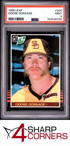 Goose Gossage #204 1985 Leaf card