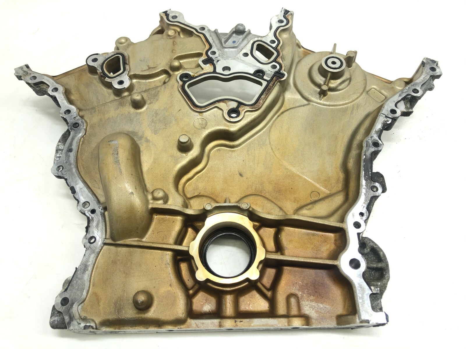 2014-2017 MASERATI GHIBLI SQ4 3.0L V6 ENGINE MOTOR TIMING CHAIN COVER PLATE OEM.