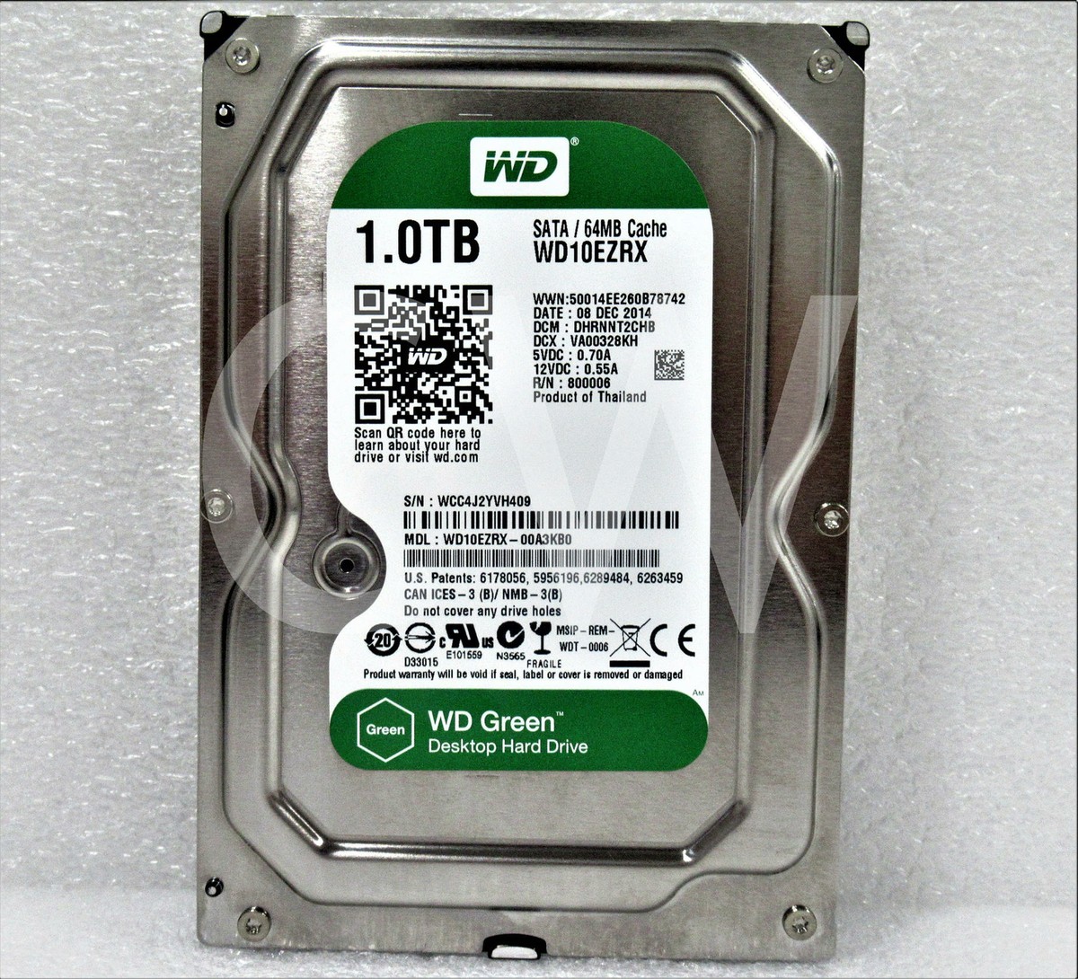 Western Digital - Western Digital製HDD　WD10EZRX　1TB SATA600 Western Digital WD10EZRX 1TB 3.5