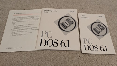 ORIGINAL OLD SCHOOL DOS 6.1 INSTALL PACKAGE WITH GUIDES AND 3.5 DISKS INCLUDED - Photo 8/18