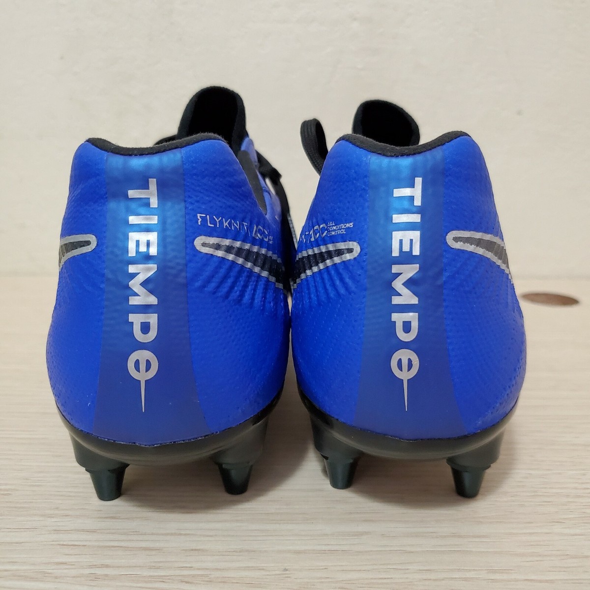 Nike Tiempo Legend 7 Elite SG Pro Soccer Cleats Blue Black