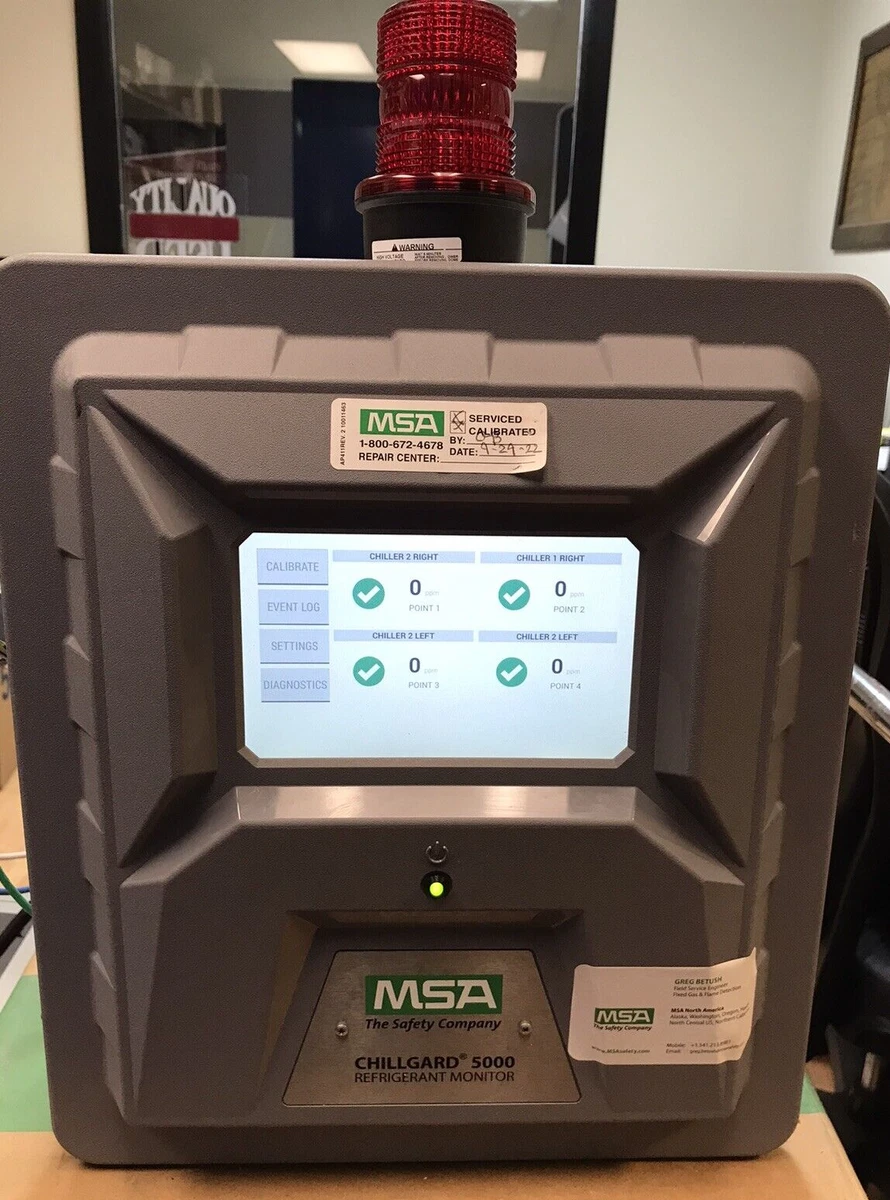 Calibration Overview MSA Chillgard® 5000 Refrigerant Leak, 56 OFF