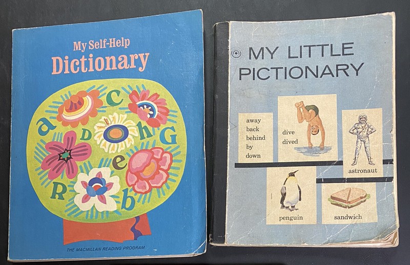 My Self-Help Dictionary & My little Pictionary Of Words 1960’s-70’s.REDUCED