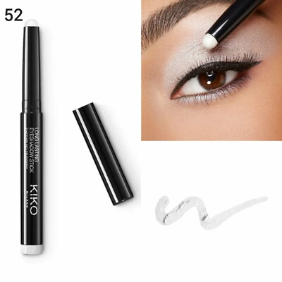 KIKO MILANO Long-Lasting Eyeshadow Stick Silver/Pearl/Iridescent Shade # 52