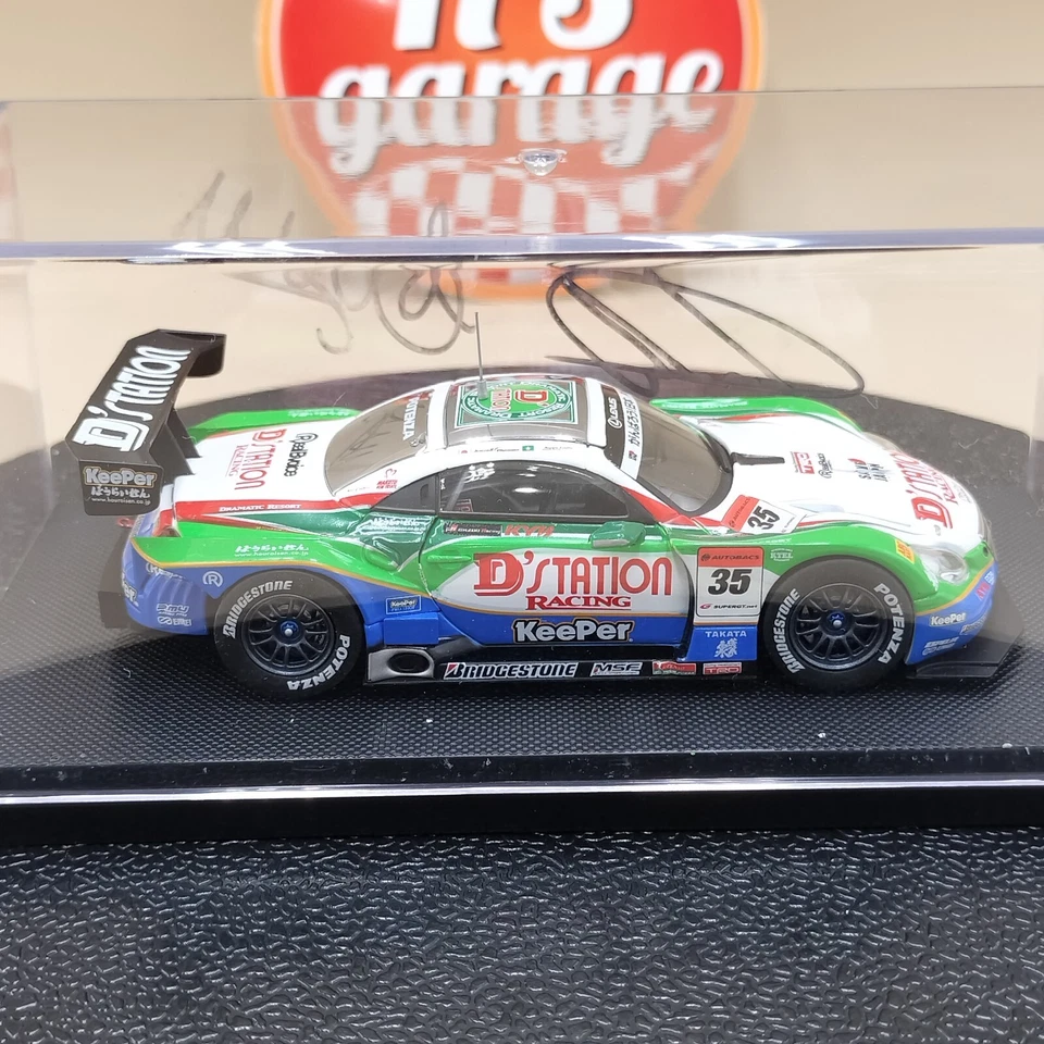 EBBRO 1/43 D'STATION KeePer SC430 SUPER GT500 2011 green 44552 car diecast model - Image 4 of 4