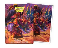 Dragon Shields: Japanese (60) Matte Art - The Fallen ATM 12628