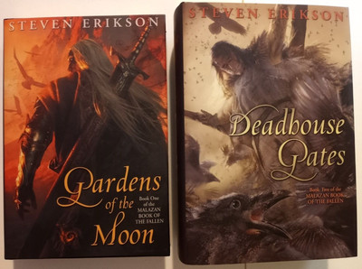 Gardens of the Moon Deadhouse Gates Erikson Malazan Subterranean Signed 2nd