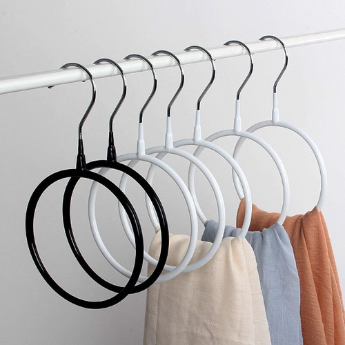 Hijab Hangers Scarf Hanger Ring Metal Hanger And Metal Non-slip Scarf Organizer - Picture 2 of 9