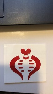Mickey Mouse Cobra Logo Car Decal Vinyl Sticker ARAH Snake Commander GI ...