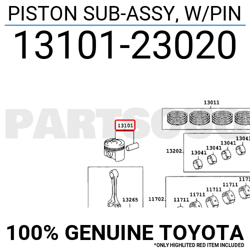 Toyota 13101 22032