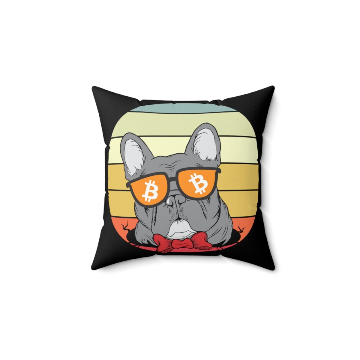 USA) Bitcoin Pug Square Pillow | eBay