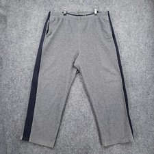 Old Navy Sweatpants Mens XL Gray Fleece Straight Leg Athletic Drawstring Gym