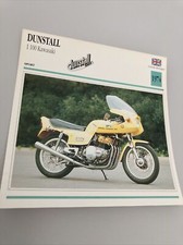 Dunstall Kawasaki 1100 1974 carte moto de collection Atlas UK