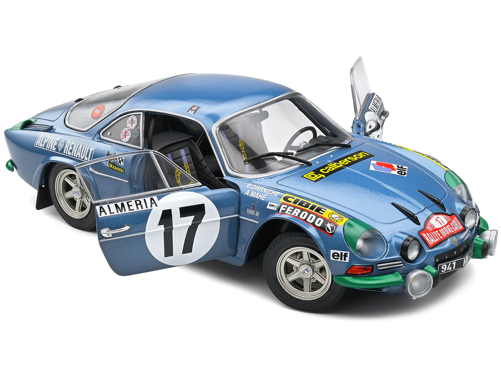Alpine A110 1600S #17 Bernard Darniche - Alain Mahe 1/18 Diecast Model Car