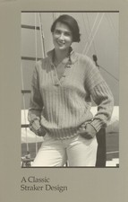 A Classic Straker Design Knitting Pattern 883 Jo's Polo Top Sweater 36.5"-42.5"