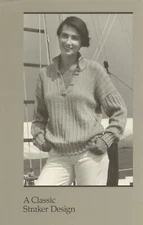 A Classic Straker Design Knitting Pattern 883 Jo's Polo Top Sweater 36.5"-42.5"