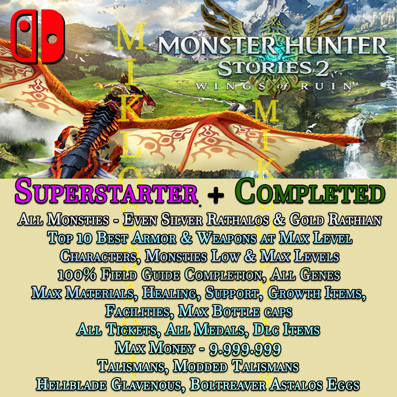 Monster Hunter Stories 2: Wings of Ruin, Jogos para a Nintendo Switch, Jogos