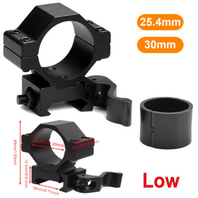 2PCS Anelli Per Cannocchiale Da Puntamento Montaggio Torcia - Foto 8