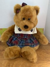 Vintage JC Penney Holiday Collection Golden Bear Teddy Bear 17 Seated Soft Lg