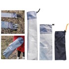 Tent Pegs Storage Bag Wind Rope Hammer Pouch for Backpacking Hiking Accessories