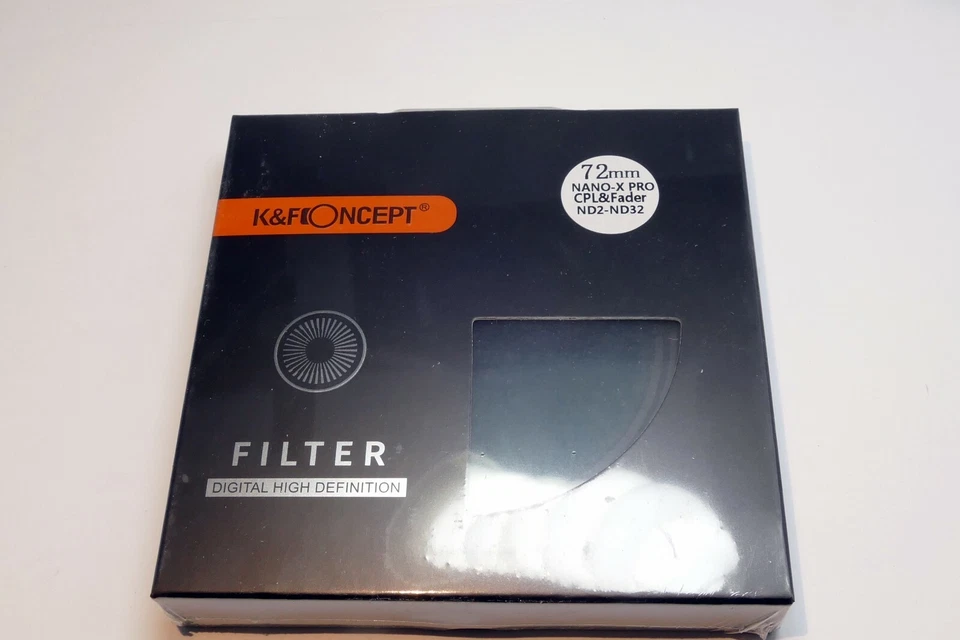 72mm K&F Nano X Circular Polarizer Filter Slim CP-L ND fader NDX2-NDX32 variable - Image 4 of 4