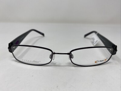 Eschenbach Crush 850026 51 50-19-135 Black/Green Full Rim Eyeglasses Frame P783