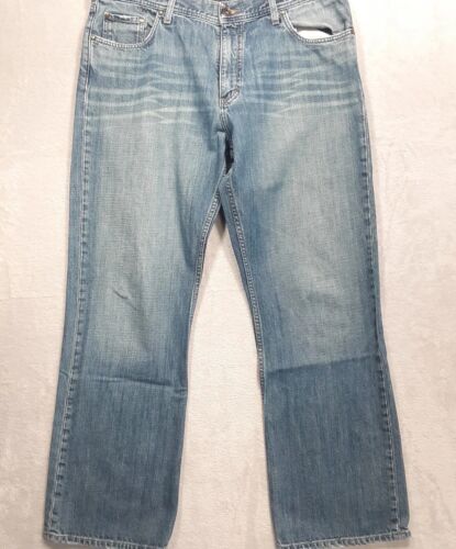 Mavi Matt Mens Boot Cut Low Rise Blue Jeans Sz.36x