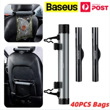 Baseus Leakproof Car Garbage Bin w/Cover Vehicle Seat Organizer Bag