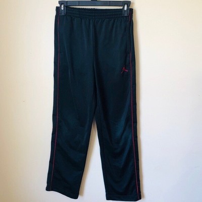 Jordan Basketball Warm Up Pants Size Youth Medium Black Red | eBay