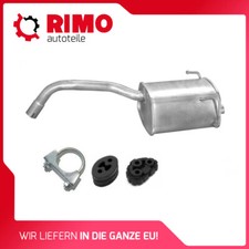 Ford Ka 1.2 16V 51kW (2008-2012) Endschalldämpfer Mit Montagesatz Auspuff