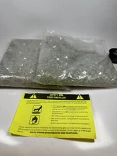 Fireplace Glass 1/2" Clear 14# Total NEW In Box Fast Ship