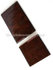 Mercedes R129 SL Burl Walnut Center Armrest Jalousie Roll Top Free Shipping